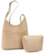 ZMDB Damen Umhängetasche Set, PU Leder Hobo Bag mit Kleiner Tasche, Shopper Tragetasche Große Kapazität Tote Bag für Büro Schule Reise, Damen Schultertasche mit Verstellbarem Gurt