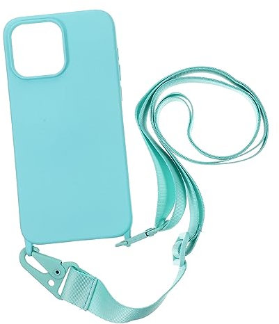 FONDOTIN Handyschutz Schutzhülle Mit Umhängeband Kompatibel Mit 14 Pro Max Reeloq Smartphone Sicherung Stoßfestes TPU Material Verstellbarer Trageriemen