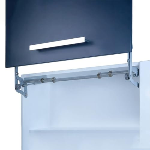 RAMBEX Mecanismo De Elevación, Soporte, Oscilación Vertical, Soporte De Elevación, Cilindro Hidráulico, Puerta De Gabinete De Cocina, Soporte con Solapa, Bisagra For Muebles
