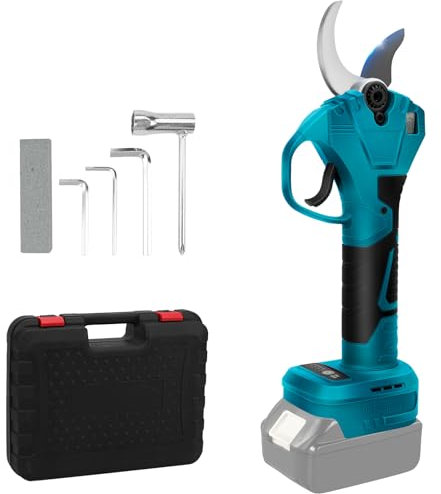Roadtime Sécateur électrique sans fil, compatible avec batteries Makita 18 V, sécateur électrique professionnel coupe max. 50 mm, convient pour parterres de fleurs, jardins, branches (sans batterie)