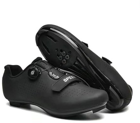 FANSU Fahrradschuhe für Herren und Damen, Rennradschuhe mit Delta-Cleats, Kompatibel mit Look SPD-SL Delta Lock Pedal Reitschuhe Kompatibel mit Peloton Schuhen
