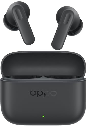 OPPO Enco Buds3 Pro Auricolari Wireless, 54 h Batteria, 12.4mm Driver, IP55 Impermeabile, Bluetooth 5.4, Enco Master EQ, Nero