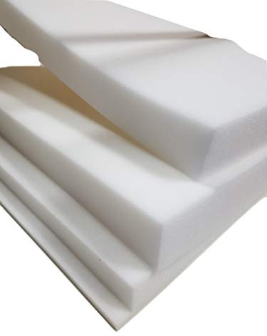 mail2mail Glatt Schaumstoff Mit Selbstklebend Dämmung Schallschutz (100x50x4 Weiß) - Schaumstoff der Güteklasse R25/S44 - Made in Germany