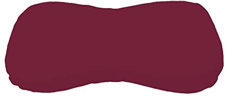 Dukal | Bezug für Schlaraffia Premium Geltex Kissen | 35 x 70 cm | aus hochwertigem DOPPEL-Jersey | 100% Baumwolle | Farbe: Burgund