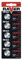 EMOS Raver Cell Lithium Batterien Knopfzelle CR2025 | 3 V | 5 Stück | Kapazität 150 mAh