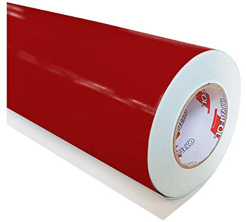 Klebefolie 621 - Farbnummer 030 - Dunkelrot 5m x 63 - Möbelfolie - Plotterfolie- selbstklebend