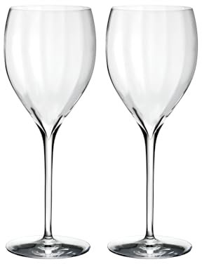 Waterford Elegance Optic Crisp White Wine Glass, Pair
