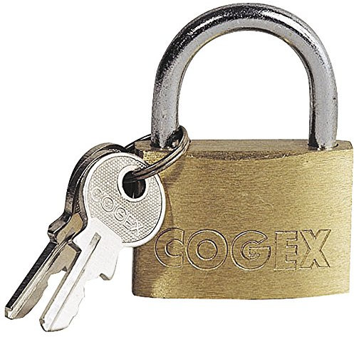 COGEX 80207 Cadenas Laiton 30 mm, Dore