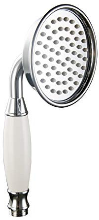 Skybath Pomme de douche en laiton de grande taille, style victorien traditionnel, pommeau de douche à main en chrome poli