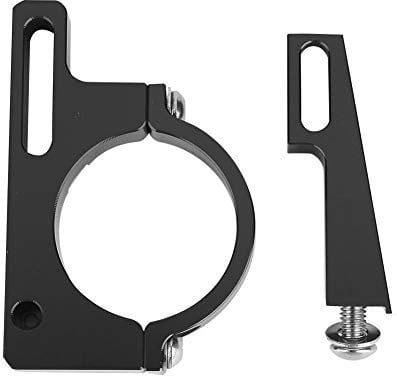 Broco 38MM Front Derailleur Clamp,Ultra-light Aluminum Alloy Foldable Bike Bicycle Adapter (Black)