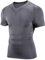 AMZSPORT Herren Kompressionsshirt Kurzarm Funktionsshirt Atmungsaktives Sportshirt Laufshirt, Dunkelgrau M