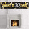 Banner zum 30. Geburtstag, Happy 30. Geburtstag, Bravo zum 30. Geburtstag, Banner zum 30. Geburtstag, Gold-Glitzer, Geburtstagskontext, Zubehör für 30. Geburtstag