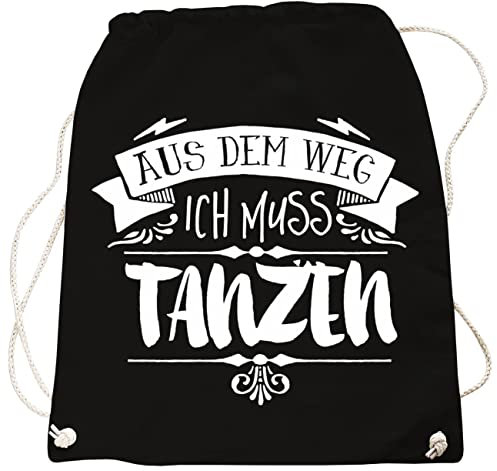 Rucksack Festival Girls Bag Aus dem Weg ich muss TANZEN Tasche in vielen Farben