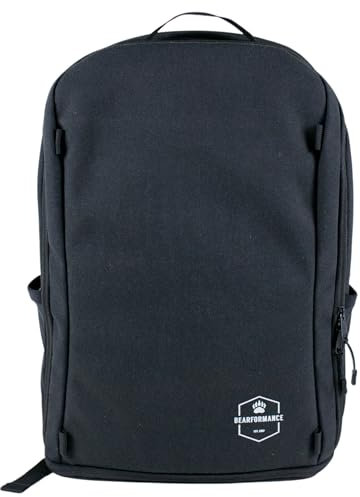 Bearformance® Rucksack - Sportrucksack mit Schuhfach & Nassfach - Ultimate Backpack für Gym, Uni & Sport - 30l schwarz - Tagesrucksack mit Laptoptasche für Handgepäck Reise - inkl. Transport Mesh