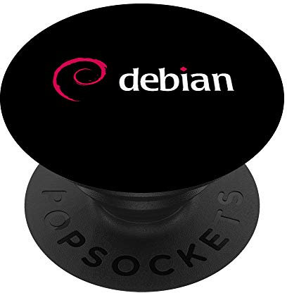 Debian Betriebssystem Linux Tux Plugin Programmierer - PopSockets Ausziehbarer Sockel und Griff für Smartphones und Tablets