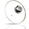 Kerafactum Topfdeckel Glasdeckel mit Thermometer im Griff | Pfannendeckel Universaldeckel Glas Deckel für Topf & Pfanne | Qualitätsglas mit Dampfloch Edelstahlrand schonend Temperatur Garen | 20 cm