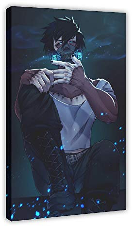 Anime-Poster My Hero Academia Dabi 1, Leinwandposter, Schlafzimmer, Dekoration, Sport, Landschaft, Büro, Raumdekoration, Geschenk, 40 x 60 cm, Rahmen