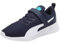 PUMA Flyer Runner V PS Sneaker, Peacoat White-Deep Aqua, 28 EU
