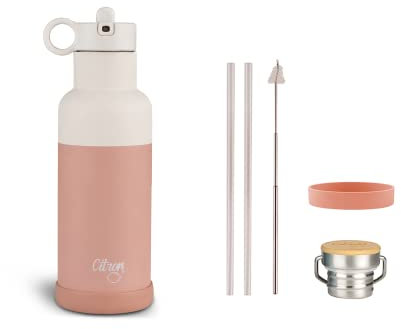 Gourde Isotherme 500ml Citron - Pink Blush
