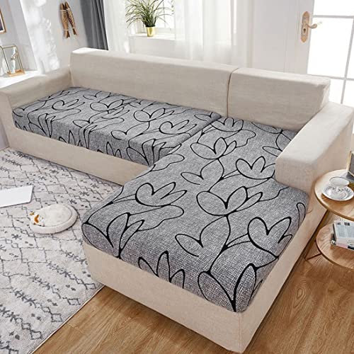 ZZDZW Sofabezug Ecksofa L Form 3 Sitzer L-Förmige Sofabezüge L-Form Sofahusse Couch Bezug 3er Couchbezug Eckcouch Sofakissenbezug Abnehmbare Waschbar Universal Sofa Abdeckung