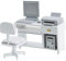 Folpus 1/12 Miniatur Büro Set, Spielzeugszenen Requisiten, Schreibtisch, Computer, Maus, Host, Drucker