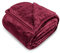 Gräfenstayn® Kuscheldecke Cashmere-Feeling - super weich & flauschig - Dicke & warme Fleecedecke - kuschelige Sofadecke, Wohndecke & Tagesdecke - Überwurf Decke Sofa, Couch (Bordeaux, 180x220 cm)