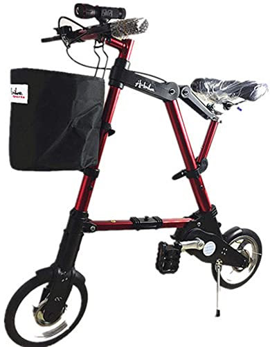 10 Zoll Faltrad Leichtes Aluminium Faltrad, Citybike Schnellfaltsystem, Ultraleichtes Tragbares Schülerrad Für Erwachsene C,10inch
