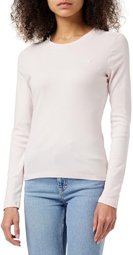 Levi's Women's Long-Sleeve Baby Tee T-Shirt, Mauve Chalk, XS