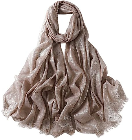 MAIRY Leichter Schal Damen Sommer Leichter Sommerschal Damen Bunter Schal Damen Stola für Abendkleid Weich Schal Mit Fransen Elegante Hochzeit Schals für Damen Festlich DE200016