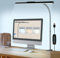 litren Desk Lamp for Office Home Desk Light with Clamp with 3 Light Modes, 10 Brightness Adjustable Clip On Desk Lighting for Workbench Computer Table Office Desktop Monitor Lamp
