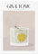 JUNOMI® Gin Tonic Poster 50x70 cm, Cocktail, Longdrink, Bar, Getränke, Cocktail Set | Ohne Rahmen