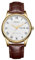 CIVO Uhren Herren Lederarmband Braun - Herrenuhr Klassisch Analog Quarz Armbanduhr Herren Datum Wasserdicht Römische Zahlen, Elegantes Geschenke für Männer(Braun/Gold)