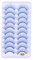 DOITOOL 10 Pairs Natural False Eyelashes Wispy Halloween Lashes Style Classic Lashes