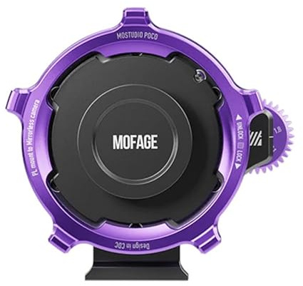MOFAGE Poco Drop-In-Filter-Adapter PL-E-Montage-Standard-Set für Kameras Komodo, Komodo X, Fx3, BMD 6K, S1H usw.