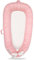 EAQ Babynestchen für Mädchen, weich, atmungsaktiv, 100 % Baumwolle, Nickerchen oder Reisen für 0–12 Monate, Reise- und Baby-unverzichtbares Geschenk für Neugeborene, Rosa