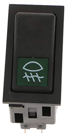 Suammiitstrieadea Interruttore a bilanciere per fendinebbia a 4 pin, per auto, camion, ingegneria, treno