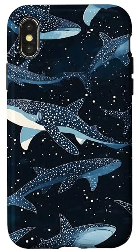 Whale Shark Underwater Pattern Case for iPhone X/XS