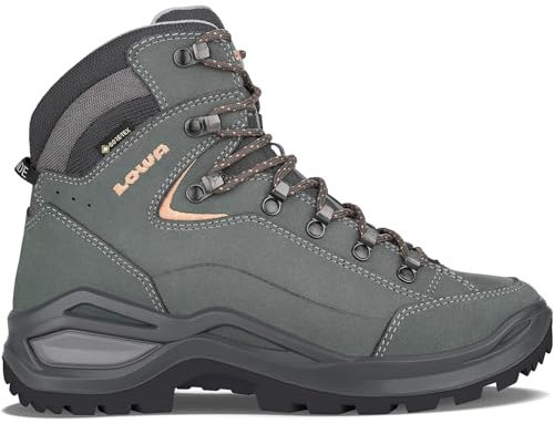 LOWA Stiefel mittel RENEGADE EVO GTX MID Ws W graphit/aprikose, 43.5