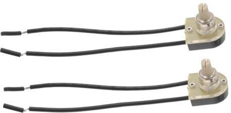 CANIGHT 2 Stück Schreibtischlampenschalter Der Schalter Schreibtischlampenknopfschalter Tischknopfschalter Schwarzlichtknopfschalter Lampenschalterknopf Lichtschalter