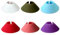 Weinglas-Anhänger, Weinglas-Marker, 6X Weinglasanhänger aus Silikon, Dreieckiger Kegel-Glaskelch-Kennzeichnungs-Etikett-Clip-Stiel-Glaszubehör für Bar-Martinis-Cocktail-Champagner