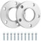 ISINEVER Spurverbreiterung 5x120 30mm 2x15mm 72,6 Kompatibel mit BMW 3er E46 E90 E60 Z4 mit Radschrauben M12x1.5 Spurplatten Distanzscheibe Silver