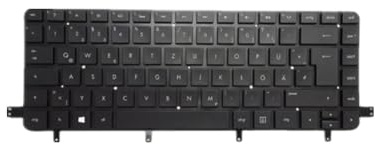 Laptop Keyboard For HP Stream 11-aa000 x360 Black UK English Layout