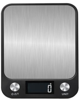 Gosera Kitchen Scale 15Kg Weighing Food Coffee Balance Smart Electronic Digital Scales Stainless Steel for Cooking and Baking Easy Install -A