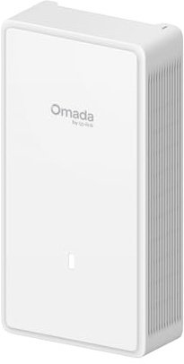 TP-Link EAP775-Wall BE9300 Wi-Fi 7 Access Point, Tri-Band WLAN Wand-AP, 2×2.5G Ports, PoE+ In & PoE Out, Omada SDN, Seamless Roaming, Mesh, bis 380 Clients, für Hotel Büro Home