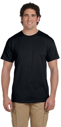 Gildan mensG2000G2000 Ultra Cotton Adult T-Shirt Crewneck Short Sleeve Shirt - Black - XXXXXL