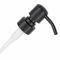 ALTGLAS Pompa del Dispenser di Sapone 'Zagreb' - Testa in Acciaio Inox con set di Adattamenti per Flaconi da 18-23 mm - Dosatore Liquido Upcycling da Bottiglie Usate (Nero)