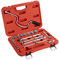 22Pcs 1, 2 Inch Drive Socket Set Includes Standard Sockets, Ratchet Handle, Speeding Handle, Universal Joint, Sliding THandle, Hinge Handle, Extension Bars With Carry Case, 6-Point, Cr-V, Sae