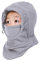 Azarxis Passamontagna Invernale Bambini Cappello da Sci Bambino Cappuccio Termico Caldo Passamontagna da Neve per Bambino Bambina (Grigio Chiaro)