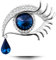 Broschen Anstecknadeln Für Damen,Silber + Blauer Kristallglasstern Mit Engelstränen Brosche Diamant Große Augen Lange Wimpern Brosche Für Frauen Vintage Bekleidungszubehör Schmuck Brosche Pins