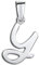 Amberta 925 Sterling Silber Anhänger - Personalisierte Charm Buchstaben für Damen und Männer - Symbole Kombinieren - Stil Y